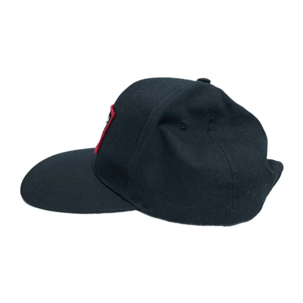 Lurking Class Embroidered Logo Snapback Hat Cap Black